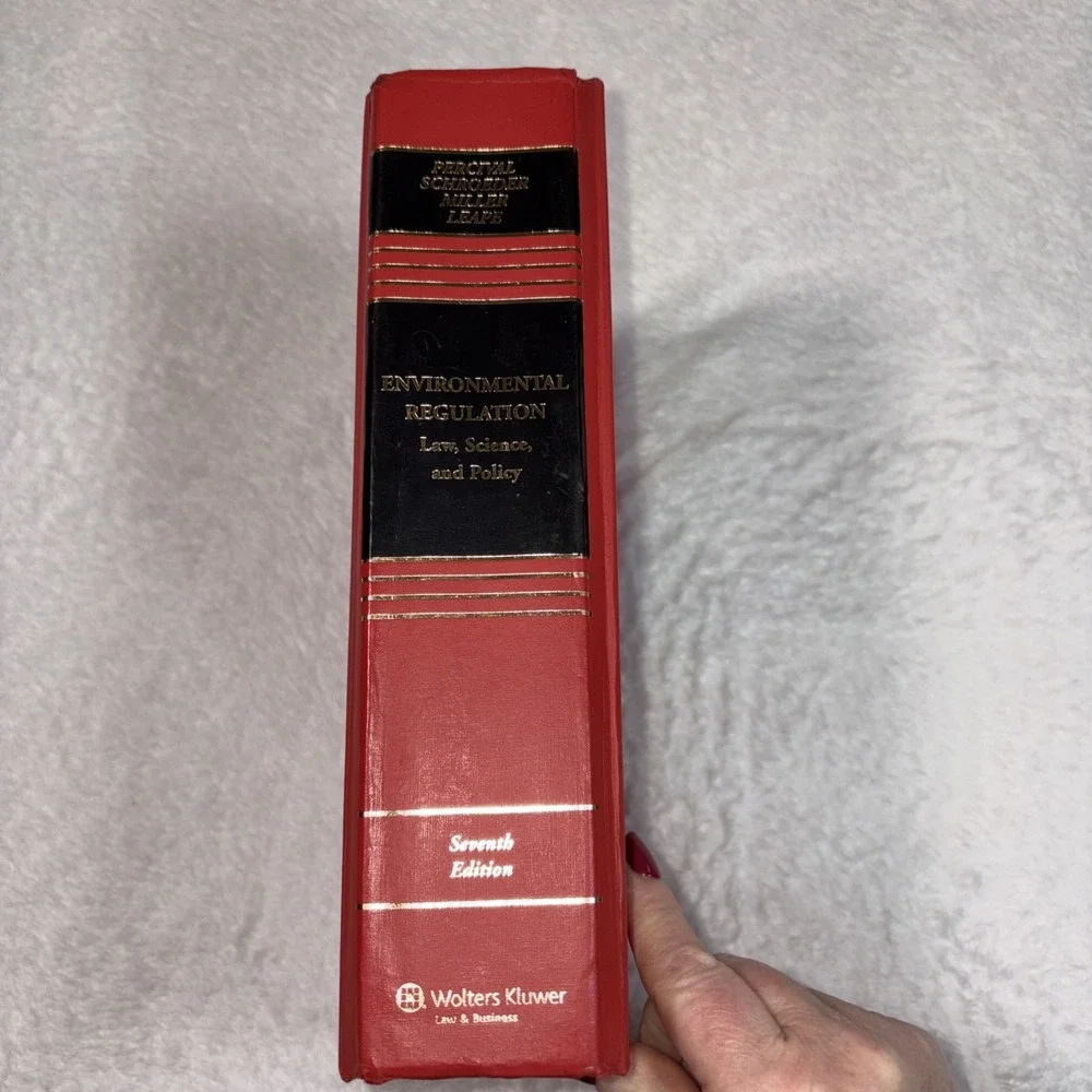 Aspen Casebook Series Environmental Regulation Law Science, Policy 7th Edition